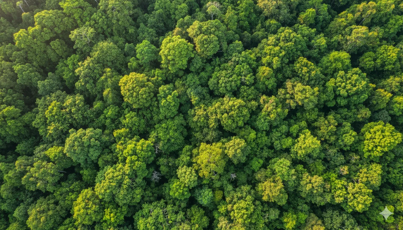 Lush green jungle representing eco-friendly printing